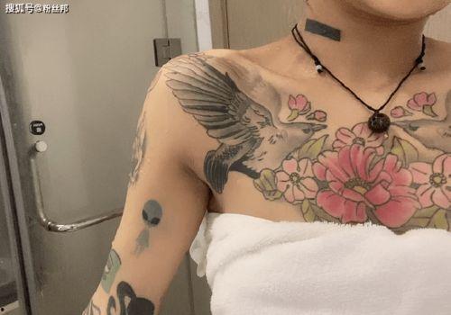 吃瓜网红纹身图案